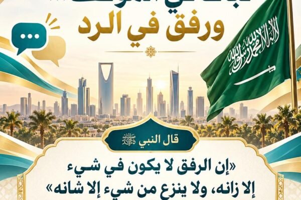 ثبات في الموقف… ورفق في الرد